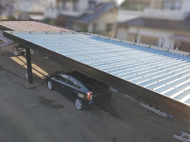 小美玉市　鉄骨塗装完了